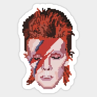 Pixel Art David Popstar Sticker
